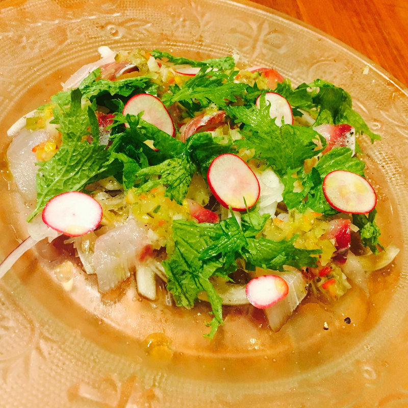 ヒラ子のカルパッチョ(克ッ HANARE （カツッ）)