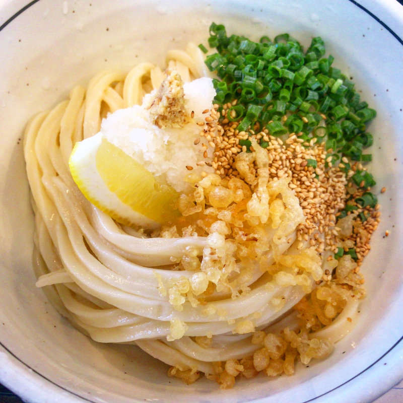 ぶっかけ冷(無添さぬきめん あじ豊'')