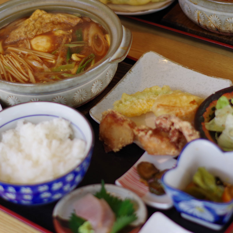 味噌煮込みうどん定食(松月庵 )