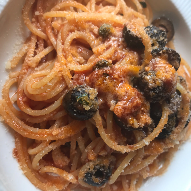 オリーブとアンチョビのスパゲティープッタネスカ(OTTO （オット）)