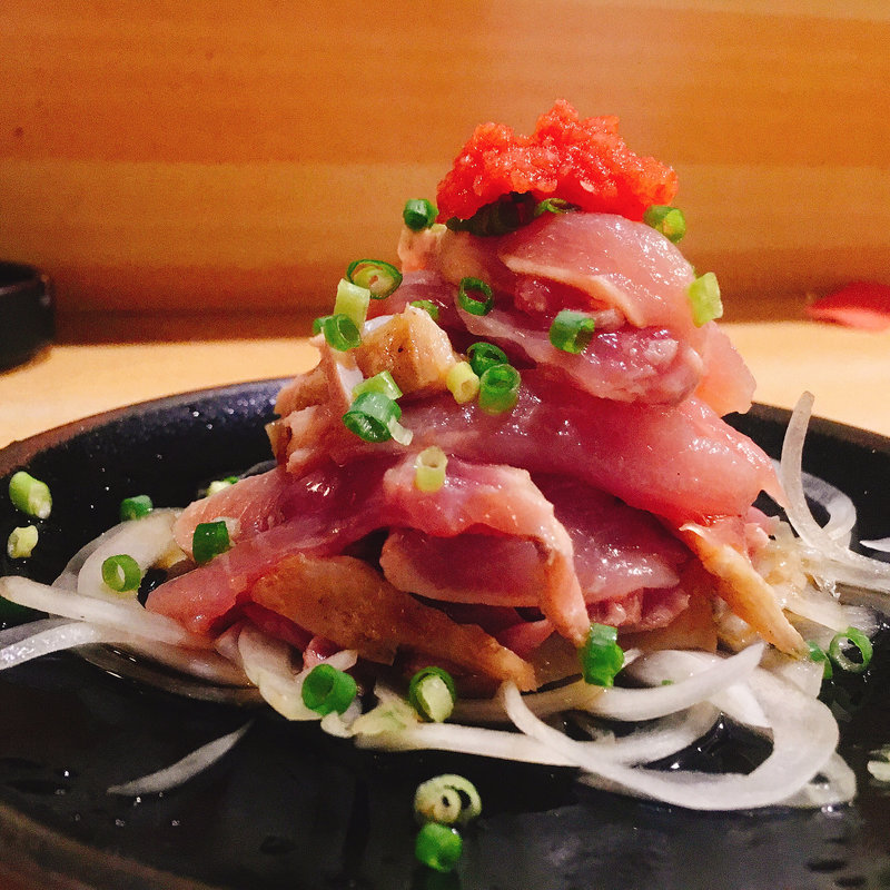 鶏ももたたき(中目黒よだきんぼ)