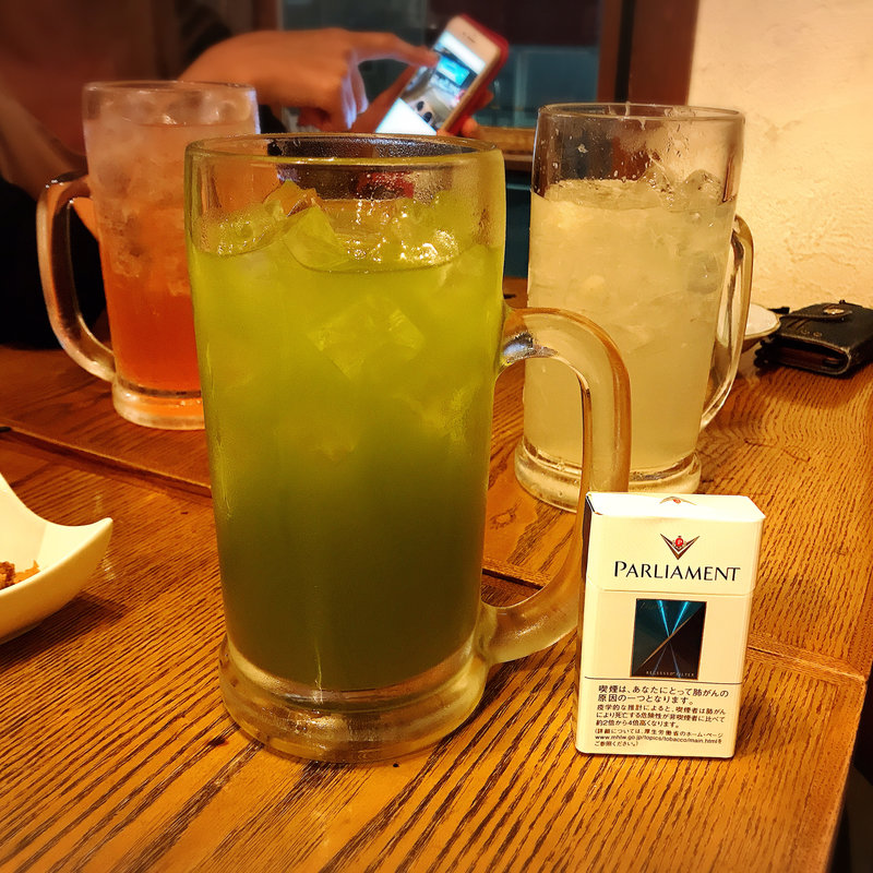 男前緑茶ハイ(はまぐり屋串左衛門)