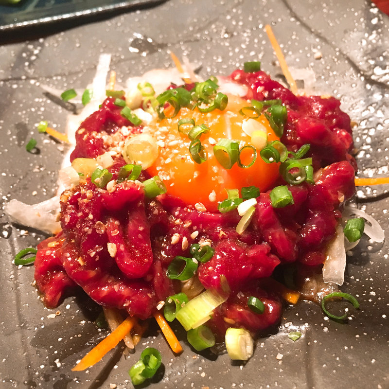 韓国風ユッケ(播鳥 恵比寿本館 （ばんちょう）)