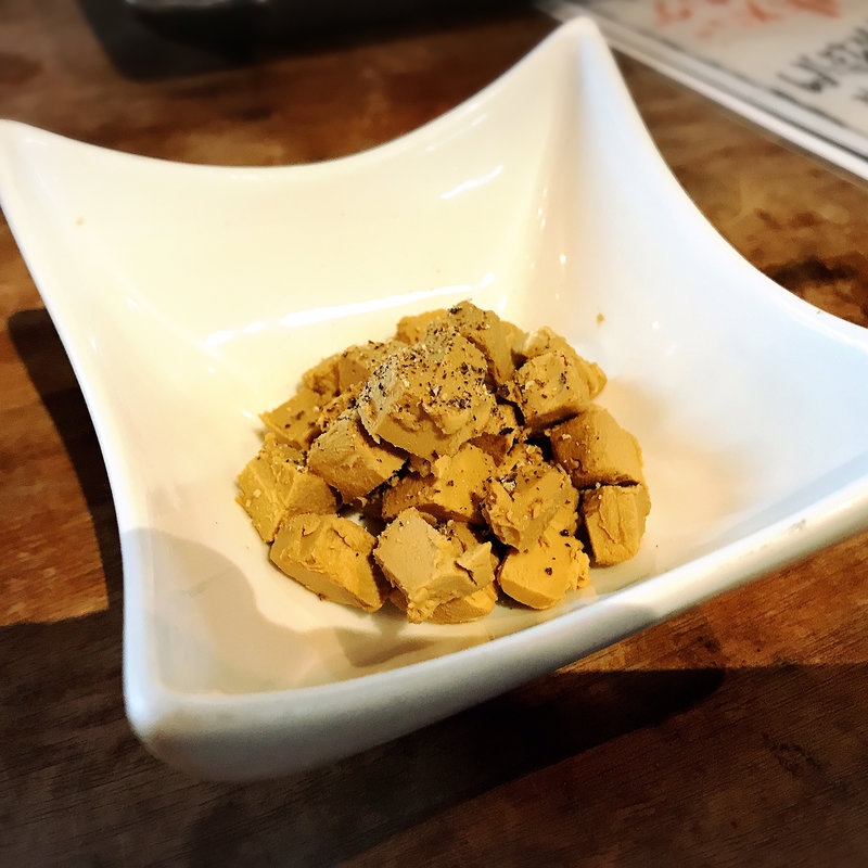 クリームチーズ醤油漬け(はまぐり屋串左衛門)