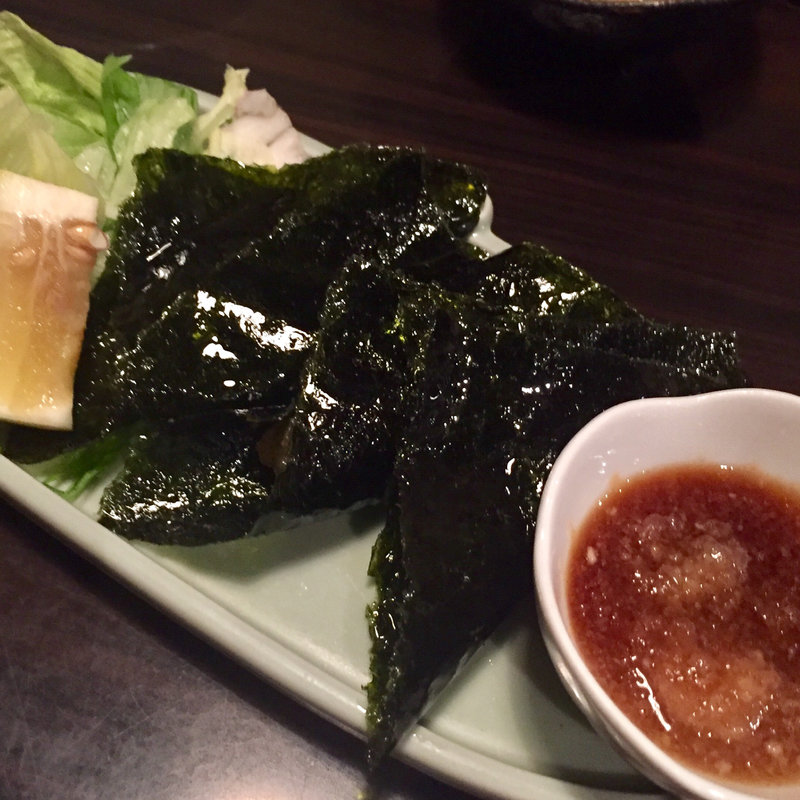 自然生の磯辺揚げ(裏神田 自然生村)