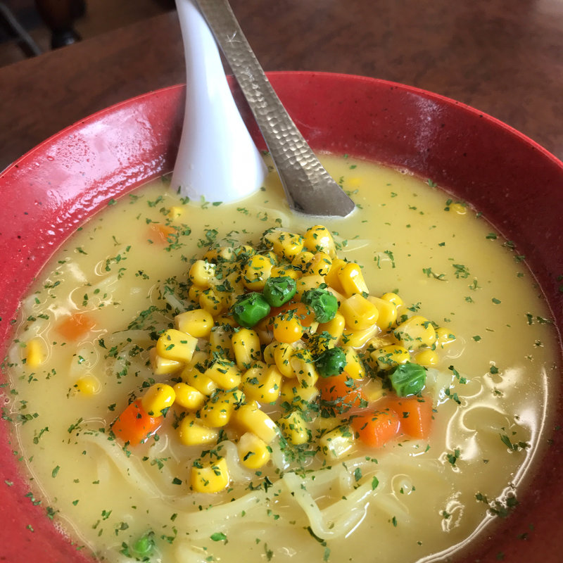 コーンスープラーメン(麺や　椿 )