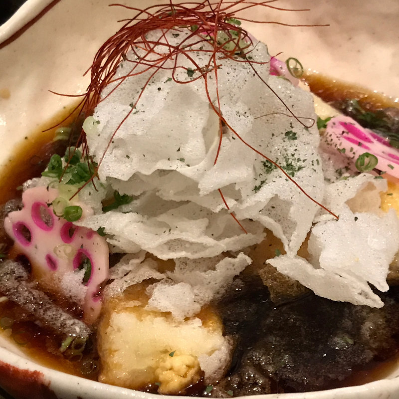 わさびでたべる揚げだし豆腐(神田 )