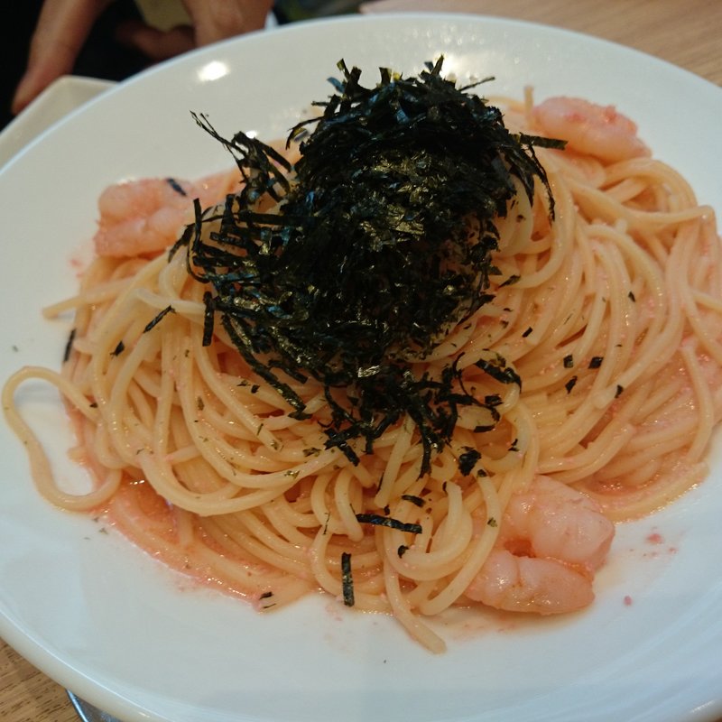 明太子パスタ(文明堂 カフェ 東銀座店 （ブンメイドウカフェ）)