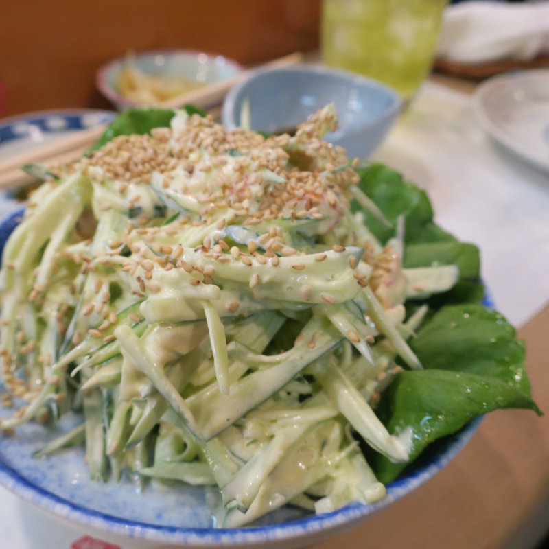 海老キューサラダ(金太楼鮨 本店)