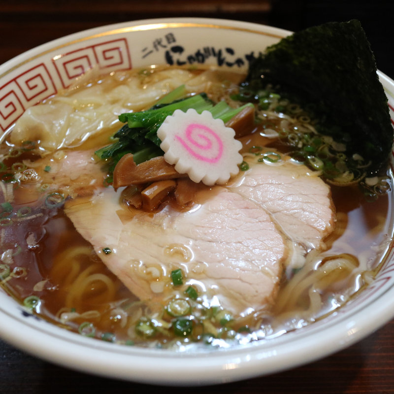 さんま香油中華そば わんたん入り