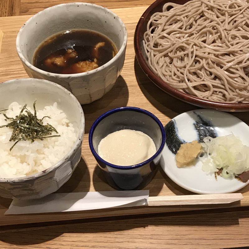 鶏肉つけそばランチセット(小石川 )