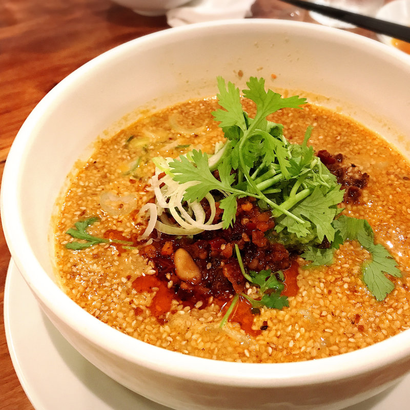 パクチー担担麺(蒼龍唐玉堂 六本木店)