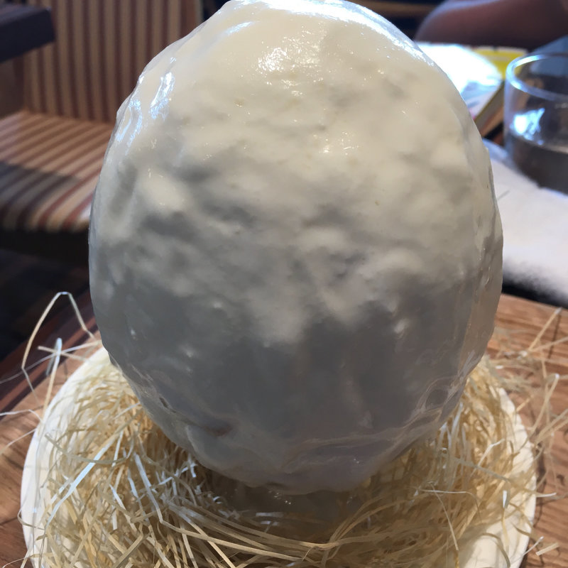 白桃かき氷2倍白桃(たまごや )