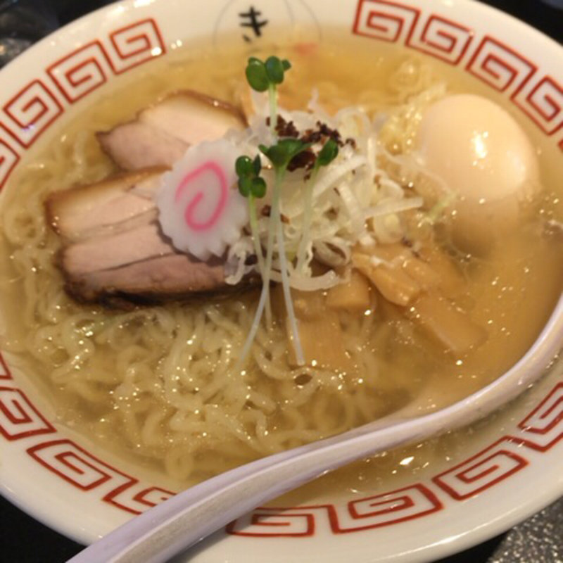 あっさり中華そば玉子入り(中華そば きび)