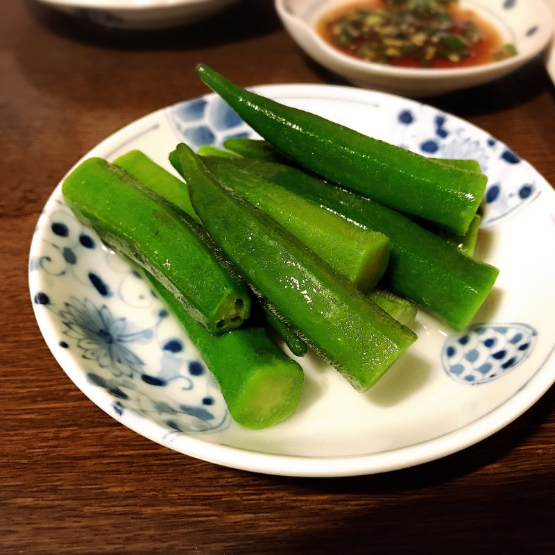 オクラの浅漬け(かぶいて候)