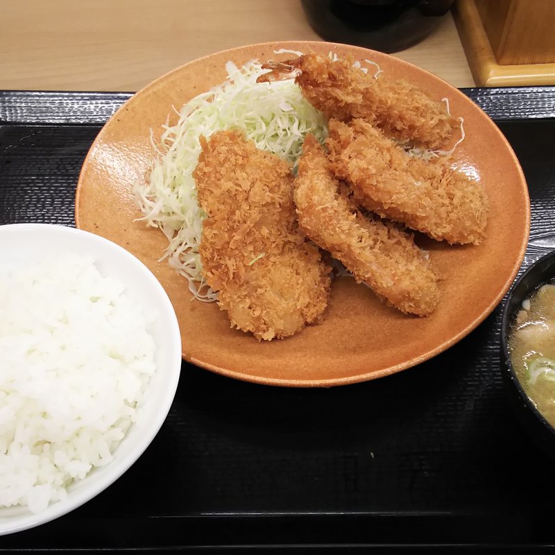 ヒレカツ定食(かつや 川崎戸手店)