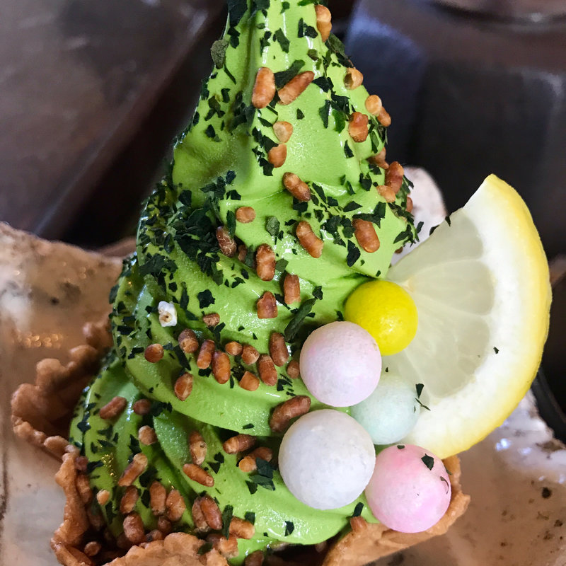 抹茶ソフトクリーム(御茶司 三十三茶屋)