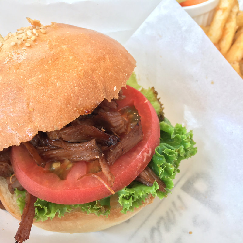 プルドポーク バーガー(OMG!CAFE)