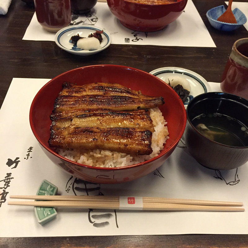 鰻丼(肝吸・吸物付)(竹葉亭西宮店)