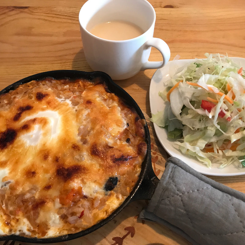 えびのトマトクリーム焼きリゾット(GRIGLIA cafe&grill)