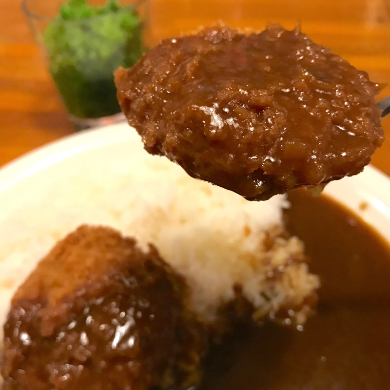 ミンチカツカレー(2時から居酒屋 飲み屋だよ！全員集合)