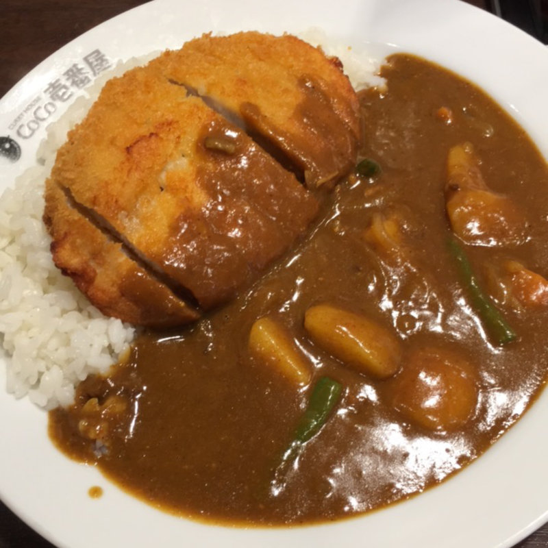 ロースカツ＋野菜カレー(CoCo壱番屋 西枇杷島店)