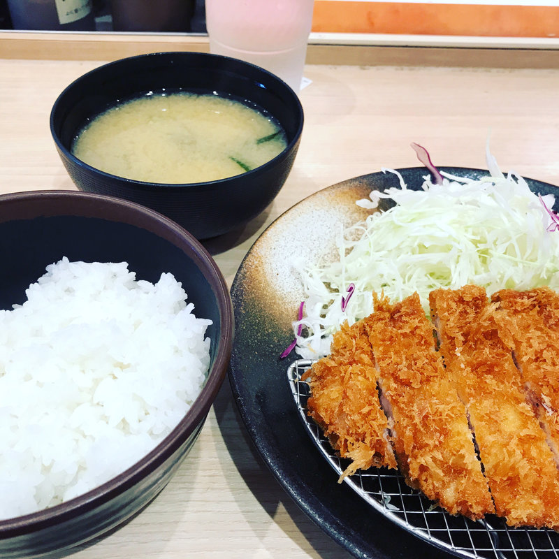 ロースかつ定食(並)(松乃家 梅田店 )