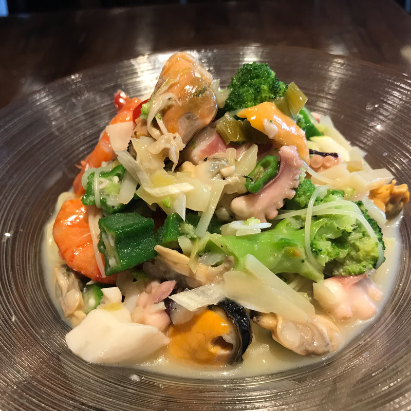 海の幸のカッペリーニ(カフェイタリアーノラ・ステラ)