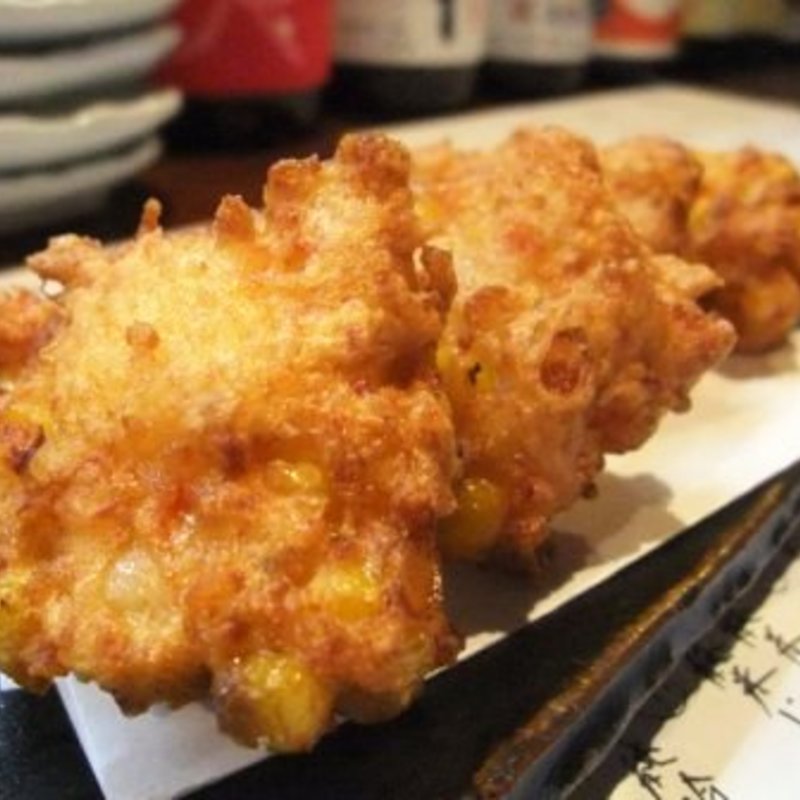 とうもろこしの天プラ(醸菜 松やま)