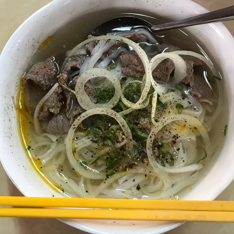 牛肉のフォー(ベンタイン市場)