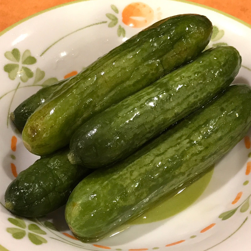 ミニキュウリのピクルス(サイゼリヤ 大阪日本橋駅前店 )