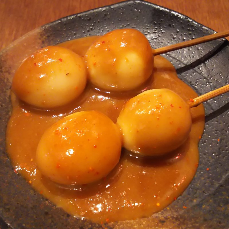 どて玉子(串かつ でんがな パークタワー新川崎店)