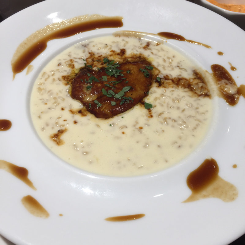 フォアグラのリゾット ～マルサラワインソース～(俺のフレンチ・イタリアン AKASAKA)