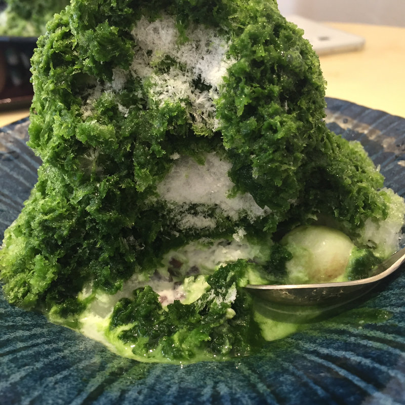 抹茶かき氷(ちもと )