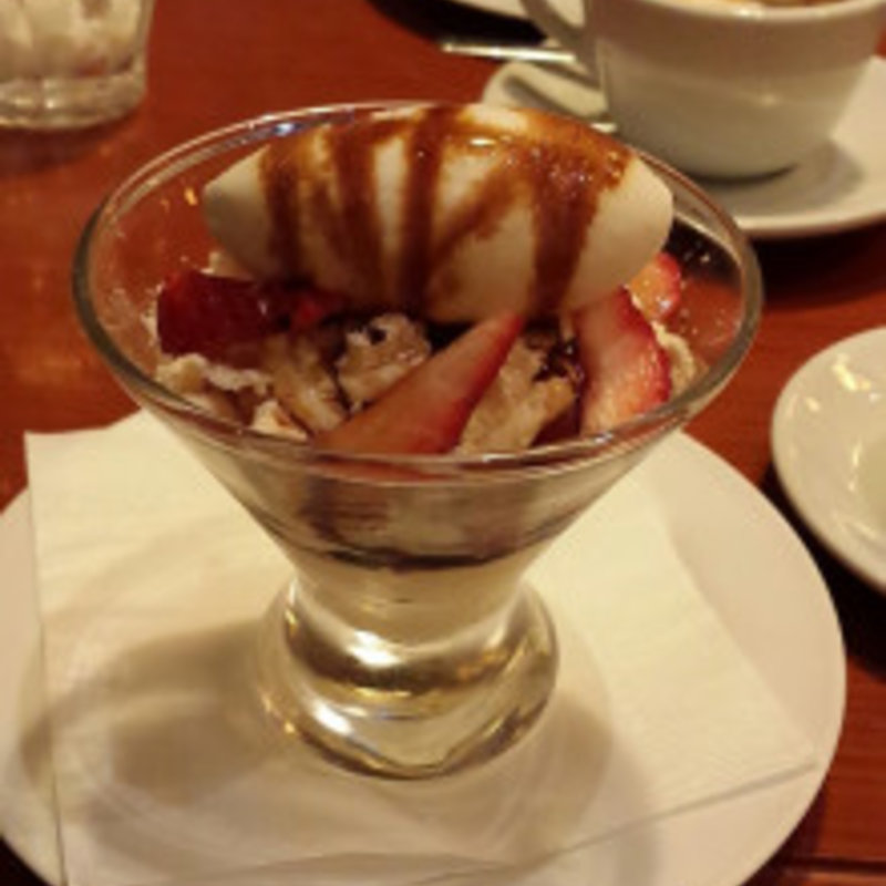 越後姫のパフェ(オステリア バッコ （Osteria BACCO）)