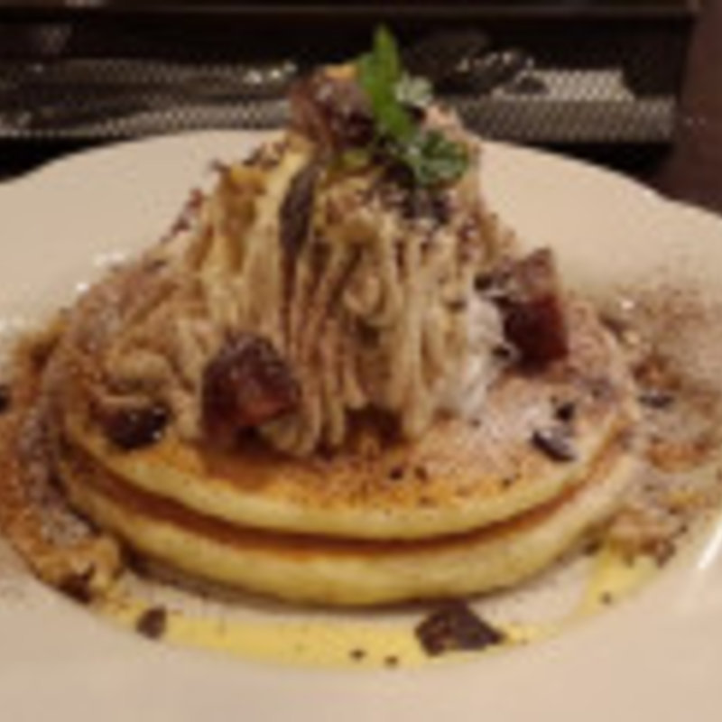 モンブランパンケーキ(カフェダンデライオンのおやつ工房 （cafe'dandelionのおやつ工房）)