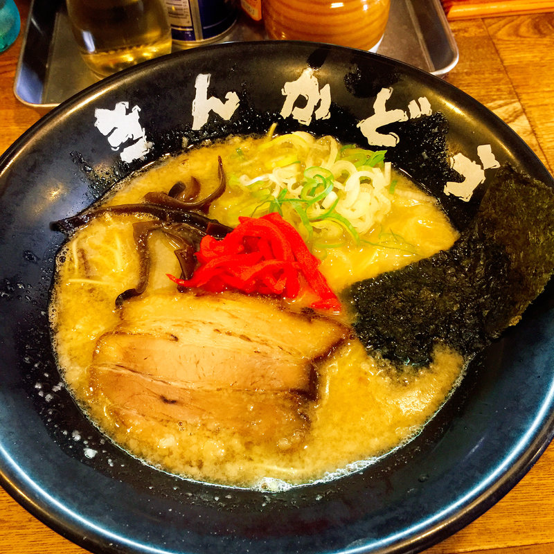 海老豚骨ラーメン(きんかどう)