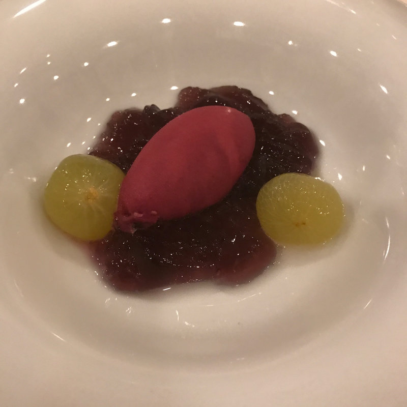 葡萄のジュレとソルベ(ルッチコーレ （Luccicore）)
