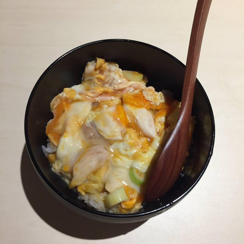 親子丼(小)(やき鳥と素揚げ みず野)