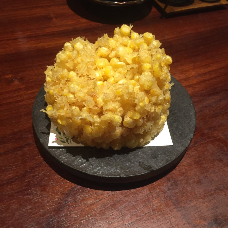 とうもろこしのかき揚げ(ごん)