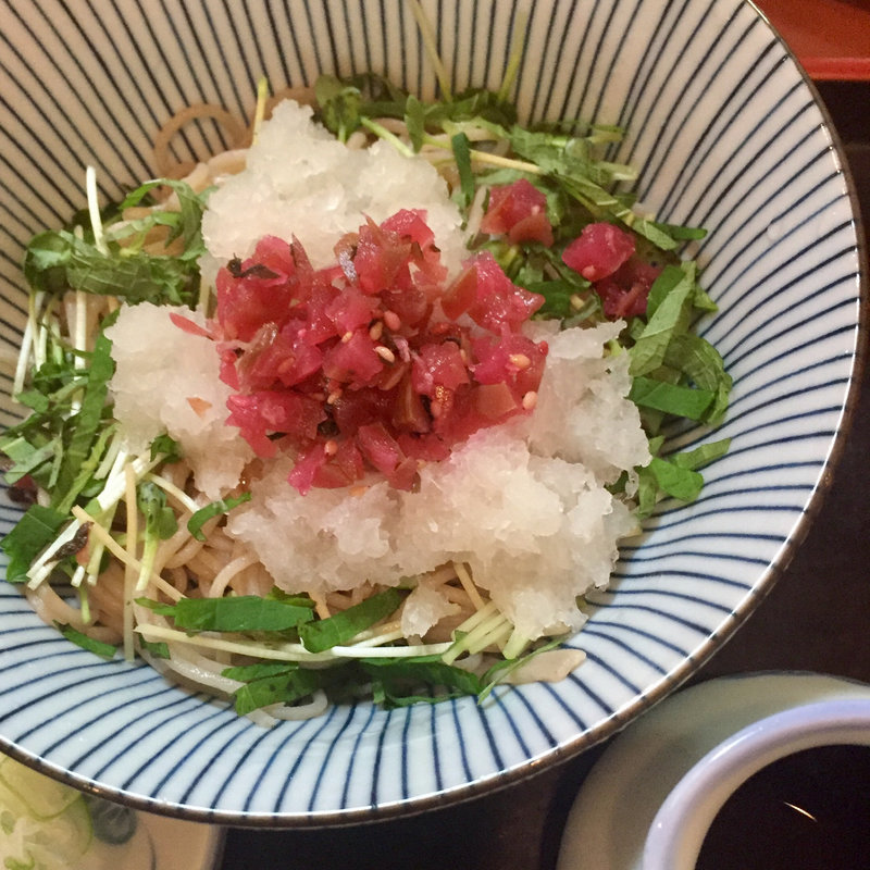 梅そば ミニ(東京八丁堀 そば処 松月)