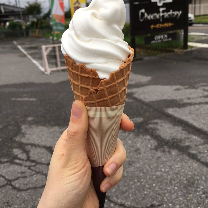 大笹牧場のソフトクリーム(チーズファクトリー )