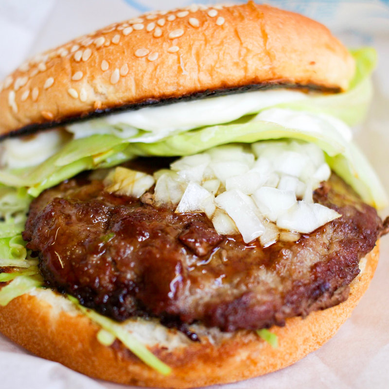 ビーフてりやきバーガー(うずや )