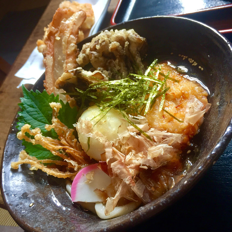 初夏うどん(名水うどん 野々傘)