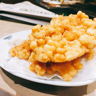 とうもろこしの天ぷら(鳥伝)