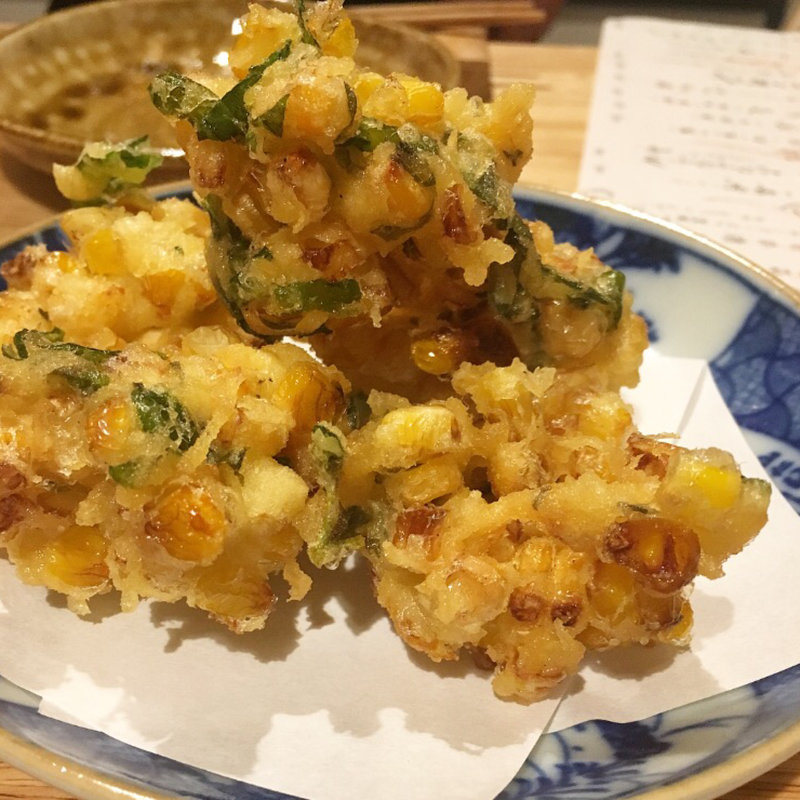 とうもろこしかき揚げ(澄吉)