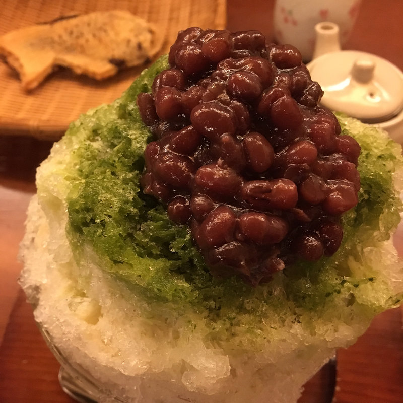 小豆抹茶金時カキ氷(ナニワヤ・カフェ （Naniwaya cafe）)