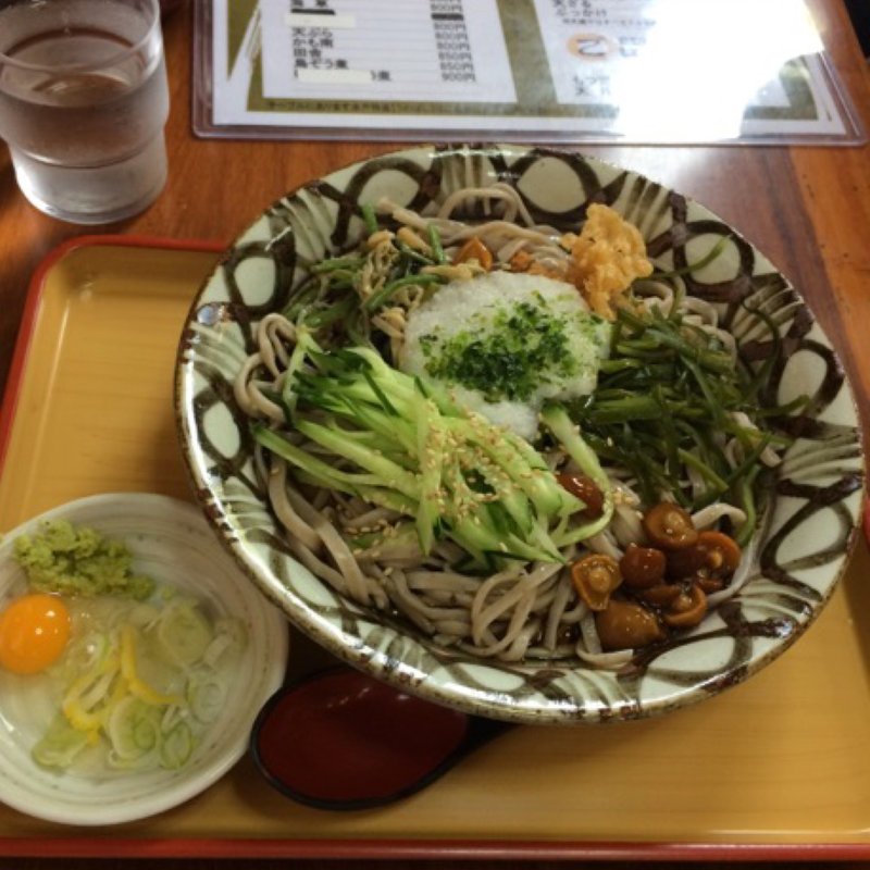 冷しとろろそば(田舎そば )