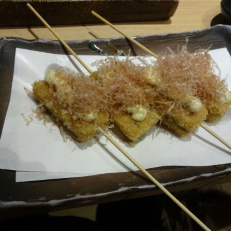 子持ち昆布の串揚げ(八吉 銀座数寄屋橋店 （やきち）)