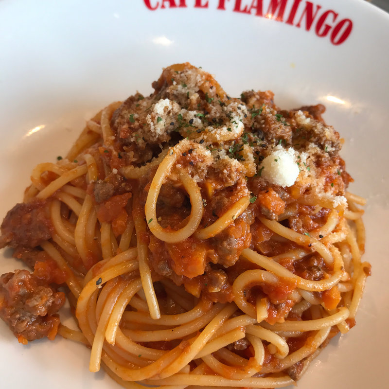 ラグーパスタ(カフェフラミンゴ)